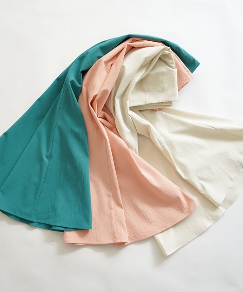 omom sot（オムオムソット）の「スカート マーメイド ハイウエスト omom sot（スカート・レディース・オレンジ/グリーン/アイボリー・F）」の6枚目の写真