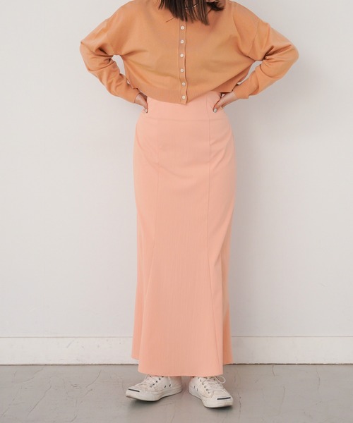 omom sot（オムオムソット）の「スカート マーメイド ハイウエスト omom sot（スカート・レディース・オレンジ/グリーン/アイボリー・F）」の13枚目の写真