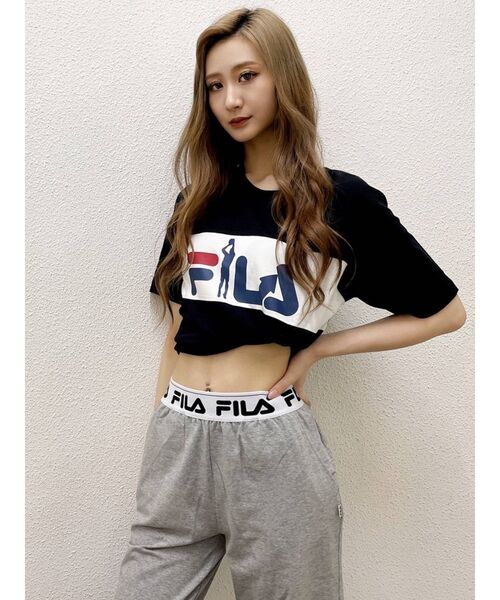FILA（フィラ）の「GYDA×FILA BASKETBALL BIG Tシャツ（Tシャツ/カットソー・レディース・ブラック/ネイビー/オフホワイト・FREE）」の20枚目の写真