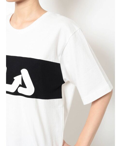 FILA（フィラ）の「GYDA×FILA BASKETBALL BIG Tシャツ（Tシャツ/カットソー・レディース・ブラック/ネイビー/オフホワイト・FREE）」の17枚目の写真