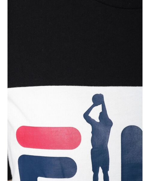 FILA（フィラ）の「GYDA×FILA BASKETBALL BIG Tシャツ（Tシャツ/カットソー・レディース・ブラック/ネイビー/オフホワイト・FREE）」の6枚目の写真