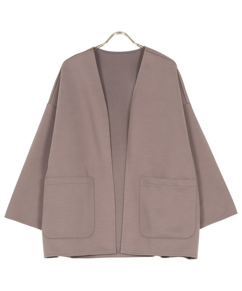 KOBE LETTUCE（コウベレタス）の「ざっくりポンチカーディガン（カーディガン/ボレロ・レディース・グレイッシュベージュ/ブラック/アイボリー/ホワイト系/ブラック系/ブラウン系・FREE）」の17枚目の写真