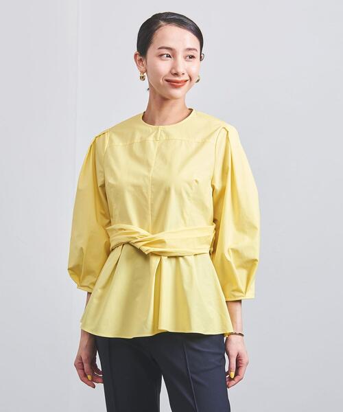 FLICKA(フリッカ)の「<FLICKA(フリッカ)>ツイストバンド ブラウス(シャツ/ブラウス・レディース・ライトブルー/イエロー・FREE)」の3枚目の写真