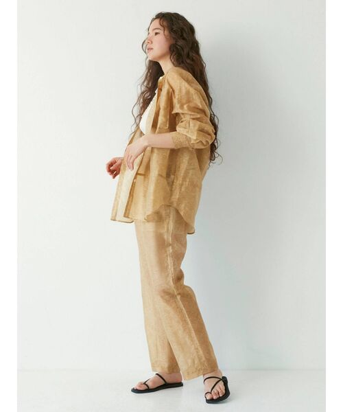 Ungrid（アングリッド）の「ウエストステッチシアータックパンツ（その他パンツ・レディース・ピンク/ベージュ/キャメル・FREE）」の11枚目の写真