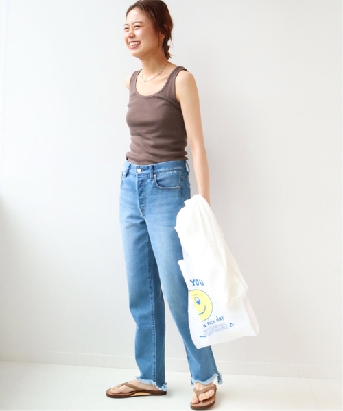 JOURNAL STANDARD relume（ジャーナルスタンダード　レリューム）の「《追加》オーガニックコットンマルドウテレコタンクトップ（タンクトップ・レディース・ホワイト/ブラック/ベージュ/ブラウン/カーキ・FREE）」の16枚目の写真