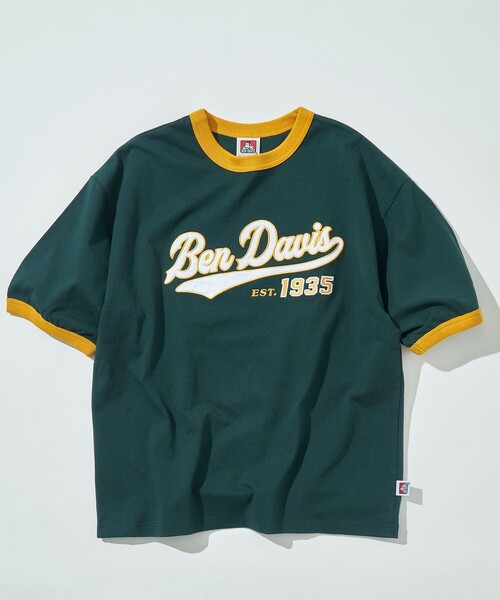 BEN DAVIS（ベンデイビス）の「【BEN DAVIS/ベンデイヴィス】 別注スタジアムロゴリンガーTee/ロゴリンガーTシャツ/ユニセックス（Tシャツ/カットソー・レディース・グリーン/ホワイト/ブルー/ブラック/レッド・SMALL/MEDIUM/LARGE/X-LARGE）」の15枚目の写真