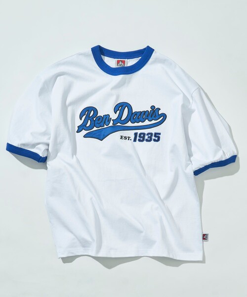 BEN DAVIS（ベンデイビス）の「【BEN DAVIS/ベンデイヴィス】 別注スタジアムロゴリンガーTee/ロゴリンガーTシャツ/ユニセックス（Tシャツ/カットソー・レディース・グリーン/ホワイト/ブルー/ブラック/レッド・SMALL/MEDIUM/LARGE/X-LARGE）」の18枚目の写真
