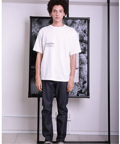 A DEGREE FAHRENHEIT（エーディグリーファーレンハイ）の「【ユニセックス商品】MINTオ-バーサイズ5分袖T（Tシャツ/カットソー・メンズ・ホワイト/ネイビー/ラベンダー・MEDIUM/LARGE/FREE）」の5枚目の写真