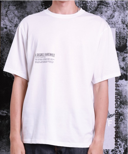 A DEGREE FAHRENHEIT（エーディグリーファーレンハイ）の「【ユニセックス商品】MINTオ-バーサイズ5分袖T（Tシャツ/カットソー・メンズ・ホワイト/ネイビー/ラベンダー・MEDIUM/LARGE/FREE）」の4枚目の写真