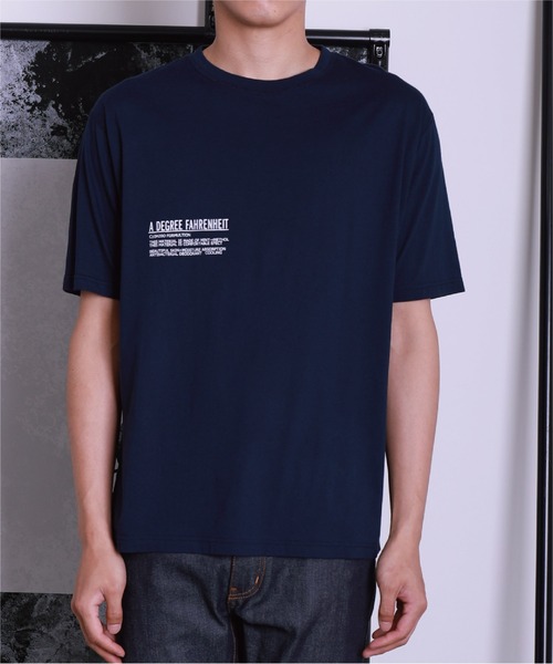 A DEGREE FAHRENHEIT（エーディグリーファーレンハイ）の「【ユニセックス商品】MINTオ-バーサイズ5分袖T（Tシャツ/カットソー・メンズ・ホワイト/ネイビー/ラベンダー・MEDIUM/LARGE/FREE）」の7枚目の写真