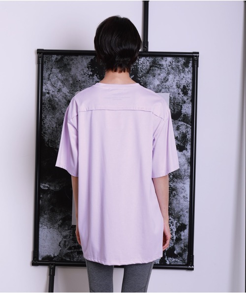 A DEGREE FAHRENHEIT（エーディグリーファーレンハイ）の「【ユニセックス商品】MINTオ-バーサイズ5分袖T（Tシャツ/カットソー・メンズ・ホワイト/ネイビー/ラベンダー・MEDIUM/LARGE/FREE）」の20枚目の写真