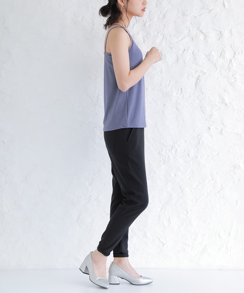 n'OrLABEL（ノアールレーベル）の「【廃盤】【機能素材】『バッククロスブラトップ』（インナーウェア/肌着・レディース・ブラック/グレイッシュブルー/オレンジ/オフホワイト・LL/M/L）」の12枚目の写真