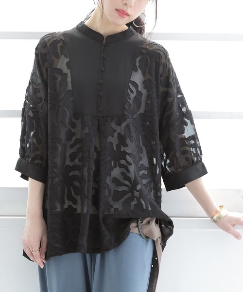 n'OrLABEL（ノアールレーベル）の「【廃盤】【機能素材】『バッククロスブラトップ』（インナーウェア/肌着・レディース・ブラック/グレイッシュブルー/オレンジ/オフホワイト・LL/M/L）」の14枚目の写真