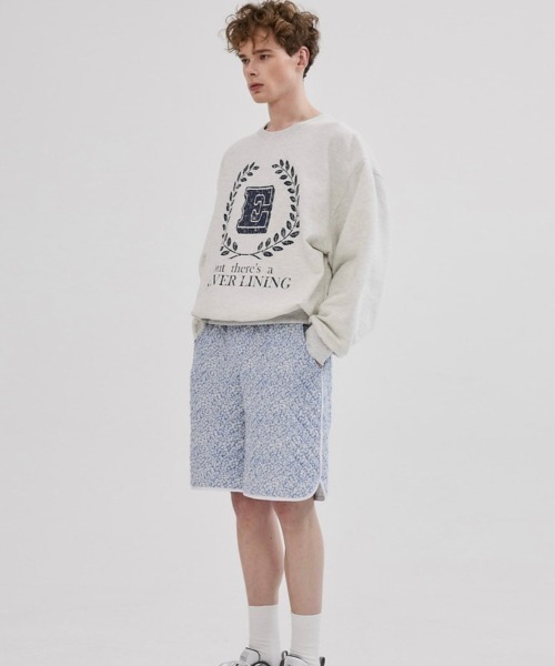 ESC STUDIO(イーエスシースタジオ)の「【ESC STUDIO/イーエスシースタジオ】laurel leaves mtm ロゴ プリント スウェット シャツ オーバーサイズ(スウェット・メンズ・ブラック/杢グレー/ブルー・ONE SIZE)」の22枚目の写真