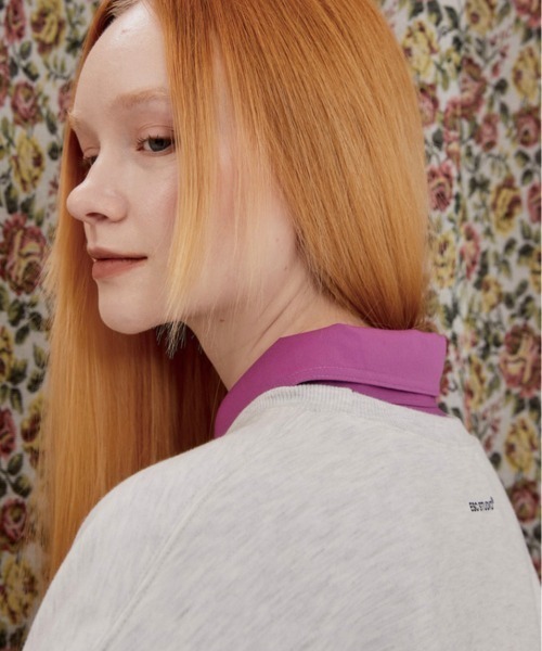 ESC STUDIO(イーエスシースタジオ)の「【ESC STUDIO/イーエスシースタジオ】laurel leaves mtm ロゴ プリント スウェット シャツ オーバーサイズ(スウェット・メンズ・ブラック/杢グレー/ブルー・ONE SIZE)」の15枚目の写真