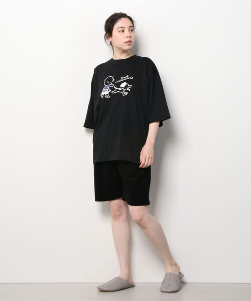 セール】【PEANUTS/ピーナッツ】SNOOPY スヌーピー/フロッキープリント  
