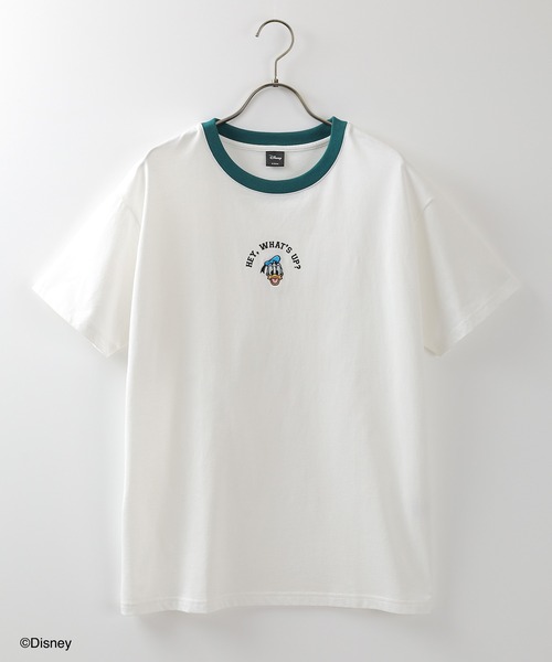Honeys（ハニーズ）の「ディズニー／ゆるＴシャツ（Tシャツ/カットソー・レディース・ホワイト/パープル/イエロー/ホワイト系その他/スミクロ・S/M/L）」の10枚目の写真
