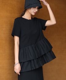 SAISON DE PAPILLON | ティアードTシャツカットソー(Tシャツ/カットソー)