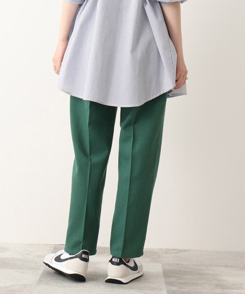 DRESKIP（ドレスキップ）の「◆麻混ベルト風タックゆるテ－パ－ドパンツ【セットアップ可】（その他パンツ・レディース・グリーン/ブラック/ナチュラル・02/04/03）」の16枚目の写真