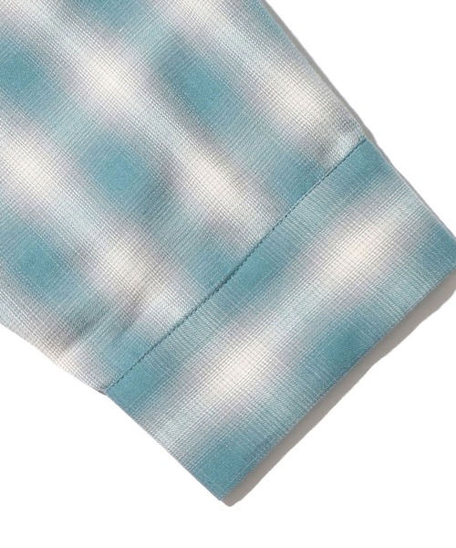 UGG（アグ）の「UGG@mos チェックロングシャツ（シャツ/ブラウス・レディース・ブラック/オレンジ/ブルー・M/L）」の5枚目の写真