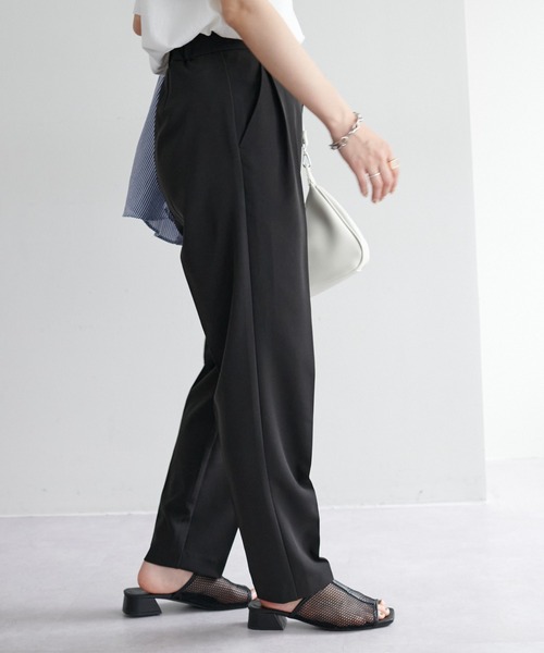 DISCOAT（ディスコート）の「ワイドテーパードパンツ（その他パンツ・レディース・ブラック/グリーン・MEDIUM/LARGE）」の6枚目の写真