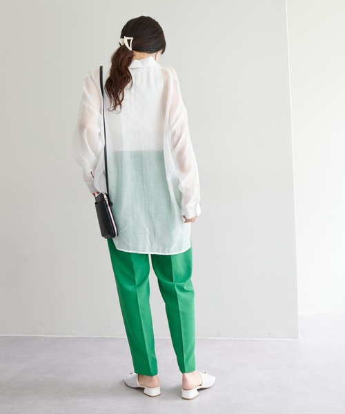 DISCOAT（ディスコート）の「ワイドテーパードパンツ（その他パンツ・レディース・ブラック/グリーン・MEDIUM/LARGE）」の12枚目の写真