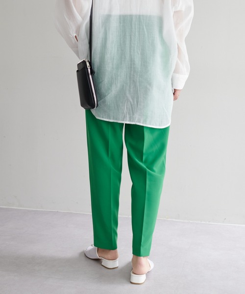 DISCOAT（ディスコート）の「ワイドテーパードパンツ（その他パンツ・レディース・ブラック/グリーン・MEDIUM/LARGE）」の16枚目の写真