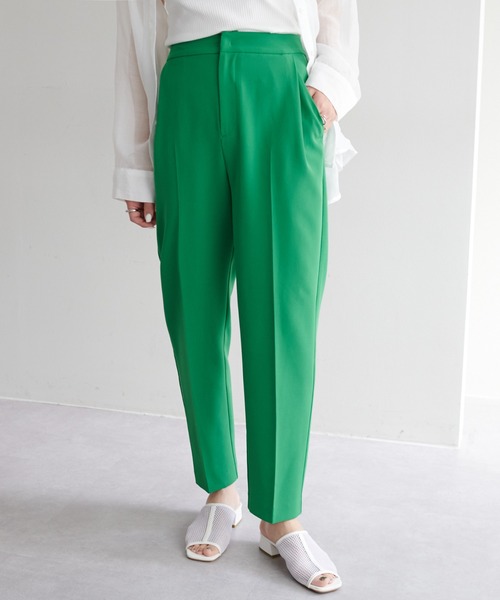 DISCOAT（ディスコート）の「ワイドテーパードパンツ（その他パンツ・レディース・ブラック/グリーン・MEDIUM/LARGE）」の17枚目の写真