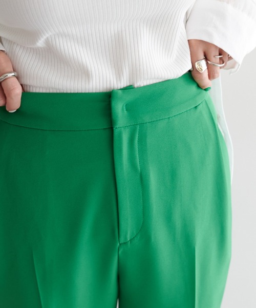 DISCOAT（ディスコート）の「ワイドテーパードパンツ（その他パンツ・レディース・ブラック/グリーン・MEDIUM/LARGE）」の19枚目の写真