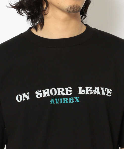 AVIREX（アヴィレックス）の「ホリディガール Tシャツ  /HOLIDAY GIRL T-SHIRT / アヴィレックス / AVIREX（Tシャツ/カットソー・メンズ・ブラック/サックスブルー/ホワイト・XX-LARGE/MEDIUM/LARGE/X-LARGE）」の6枚目の写真