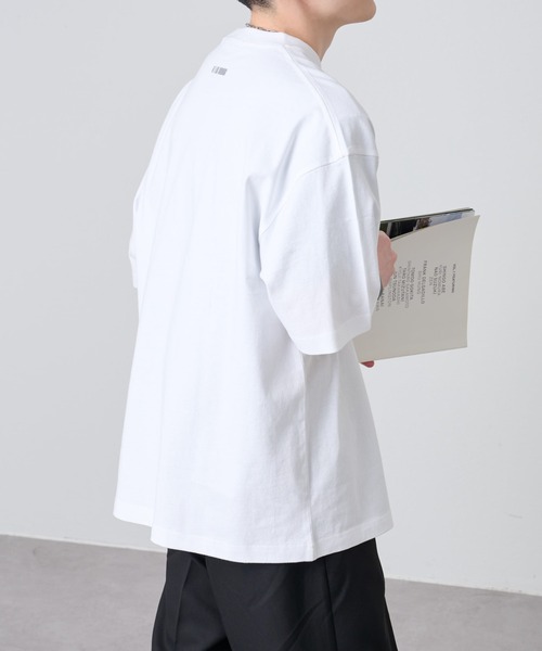 COLONY 2139(コロニートゥーワンスリーナイン)の「ワンポイント刺繍BIG T / UNISEX オーバーサイズ(Tシャツ/カットソー・メンズ・ホワイト/ブラック/オレンジ・MEDIUM/LARGE)」の8枚目の写真
