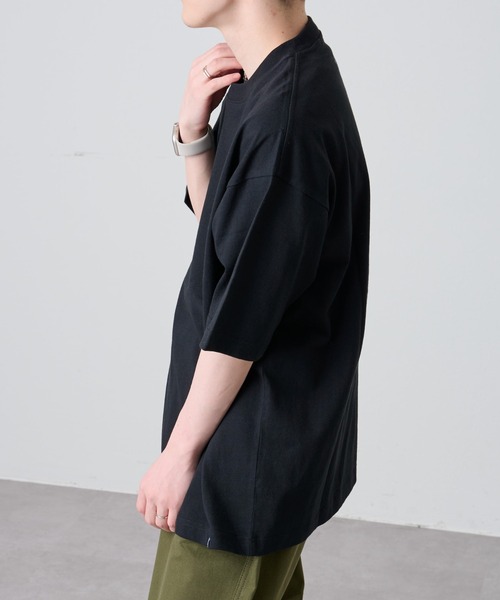 COLONY 2139(コロニートゥーワンスリーナイン)の「ワンポイント刺繍BIG T / UNISEX オーバーサイズ(Tシャツ/カットソー・メンズ・ホワイト/ブラック/オレンジ・MEDIUM/LARGE)」の13枚目の写真