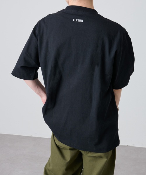 COLONY 2139(コロニートゥーワンスリーナイン)の「ワンポイント刺繍BIG T / UNISEX オーバーサイズ(Tシャツ/カットソー・メンズ・ホワイト/ブラック/オレンジ・MEDIUM/LARGE)」の14枚目の写真