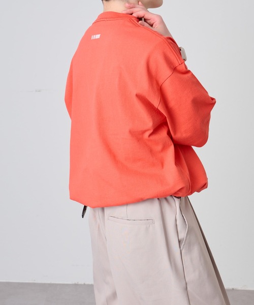 COLONY 2139(コロニートゥーワンスリーナイン)の「ワンポイント刺繍BIG T / UNISEX オーバーサイズ(Tシャツ/カットソー・メンズ・ホワイト/ブラック/オレンジ・MEDIUM/LARGE)」の20枚目の写真