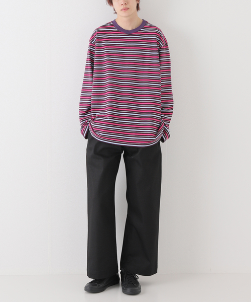 URU(ウル)の「【URU / ウル】LONG SLEEVE TEE(Tシャツ/カットソー・メンズ・パープル/アイボリー・MEDIUM/LARGE)」の16枚目の写真