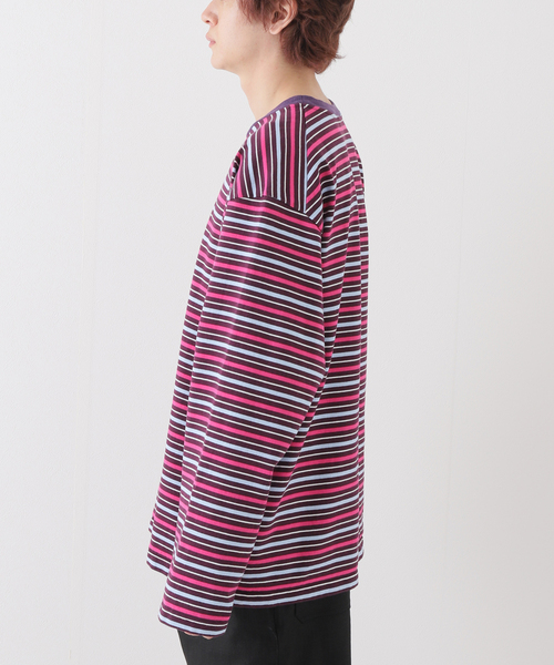 URU(ウル)の「【URU / ウル】LONG SLEEVE TEE(Tシャツ/カットソー・メンズ・パープル/アイボリー・MEDIUM/LARGE)」の18枚目の写真