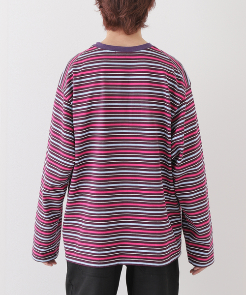URU(ウル)の「【URU / ウル】LONG SLEEVE TEE(Tシャツ/カットソー・メンズ・パープル/アイボリー・MEDIUM/LARGE)」の19枚目の写真