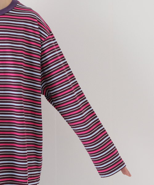 URU(ウル)の「【URU / ウル】LONG SLEEVE TEE(Tシャツ/カットソー・メンズ・パープル/アイボリー・MEDIUM/LARGE)」の22枚目の写真