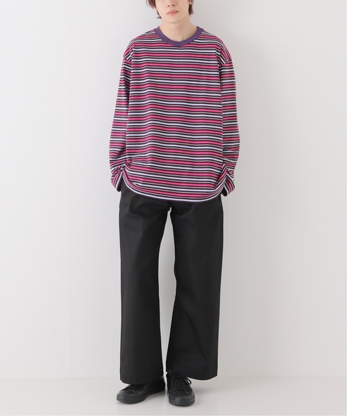 URU(ウル)の「【URU / ウル】LONG SLEEVE TEE(Tシャツ/カットソー・メンズ・パープル/アイボリー・MEDIUM/LARGE)」の3枚目の写真