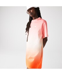 LACOSTE L!VE | ラコステライブ サンセットプリントTシャツドレス(ワンピース)