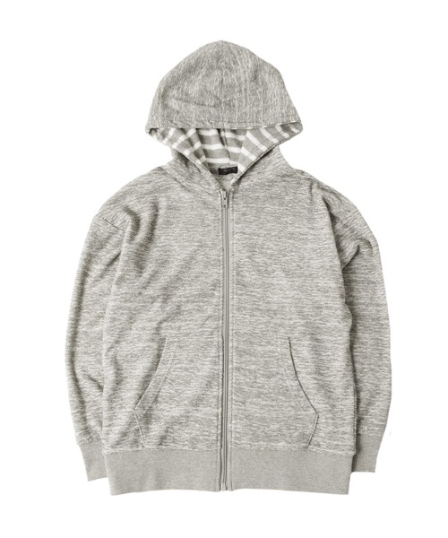 GLAZOS(グラソス)の「パイル・ジップアップパーカー【セットアップ対応】(パーカー・キッズ・ネイビー/グレー・160cm/140cm/130cm/170cm/150cm)」の3枚目の写真