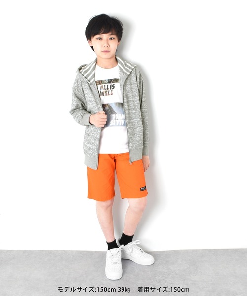 GLAZOS(グラソス)の「パイル・ジップアップパーカー【セットアップ対応】(パーカー・キッズ・ネイビー/グレー・160cm/140cm/130cm/170cm/150cm)」の4枚目の写真