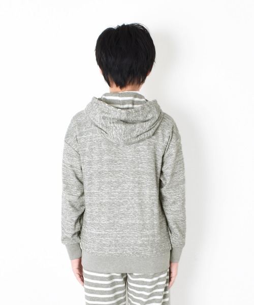 GLAZOS(グラソス)の「パイル・ジップアップパーカー【セットアップ対応】(パーカー・キッズ・ネイビー/グレー・160cm/140cm/130cm/170cm/150cm)」の8枚目の写真