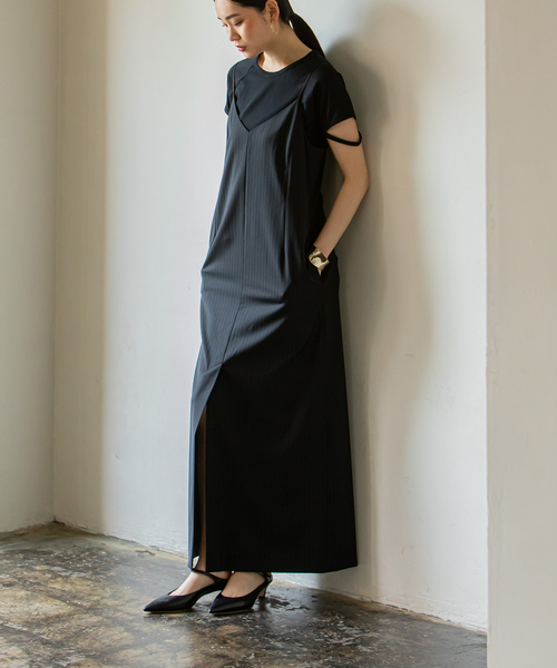 セール】2WAYストレッチキャミソールワンピース（ワンピース）｜NOBLE