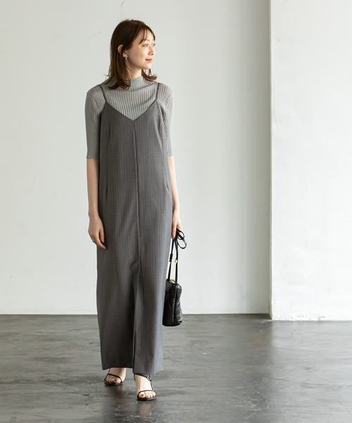 セール】2WAYストレッチキャミソールワンピース（ワンピース）｜NOBLE