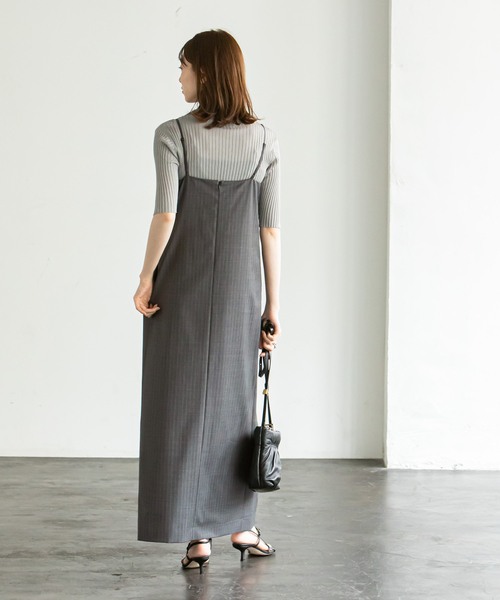 セール】2WAYストレッチキャミソールワンピース（ワンピース）｜NOBLE