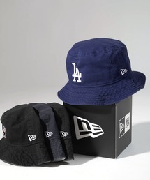 NEW ERA（ニューエラ）の「【NEW ERA/ニューエラ】MLB ロサンゼルス・ドジャース チームロゴ刺繍 バケットハット/帽子/ブルー（ハット・メンズ）」