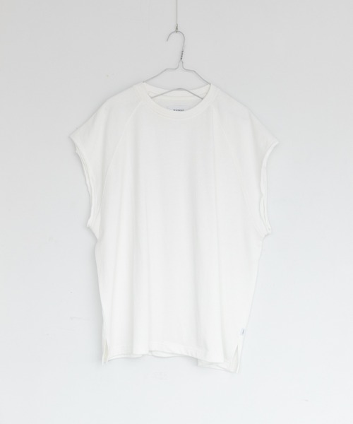 WHIMSIC(ウィムジック)の「【WHIMSIC】カットソーベスト2(ベスト・レディース・ホワイト/ブラック/ブルー・FREE)」の4枚目の写真