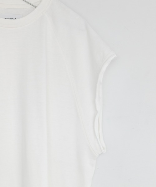 WHIMSIC(ウィムジック)の「【WHIMSIC】カットソーベスト2(ベスト・レディース・ホワイト/ブラック/ブルー・FREE)」の8枚目の写真