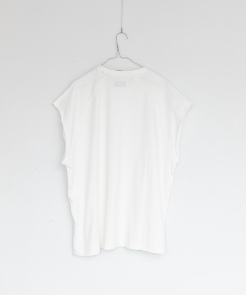 WHIMSIC(ウィムジック)の「【WHIMSIC】カットソーベスト2(ベスト・レディース・ホワイト/ブラック/ブルー・FREE)」の6枚目の写真